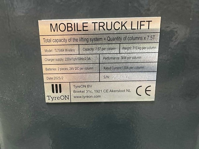 Tyreon - tl75wa-6 - hefbrug (6x) - afbeelding 11 van  12