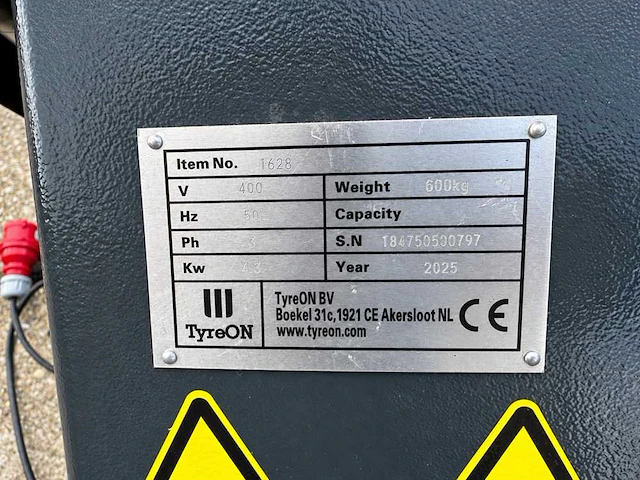 Tyreon t628 professionele truckbandenwisselaar | 14" - 28" - afbeelding 8 van  22