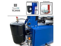 Tyreon tc24as heavy-duty banden demonteermachine met kantelende kolom en dubbele airbooster in de spanklauwen - afbeelding 6 van  28
