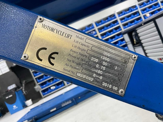 Tyreon tsc300 hydraulische schaarheftafel - 300 kg - afbeelding 12 van  17