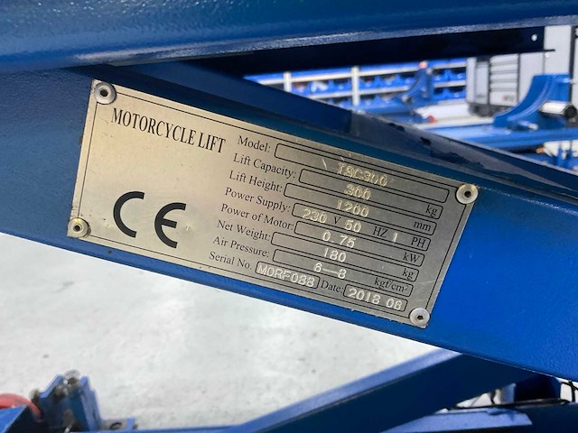 Tyreon tsc300 hydraulische schaarheftafel - 300 kg - afbeelding 5 van  14