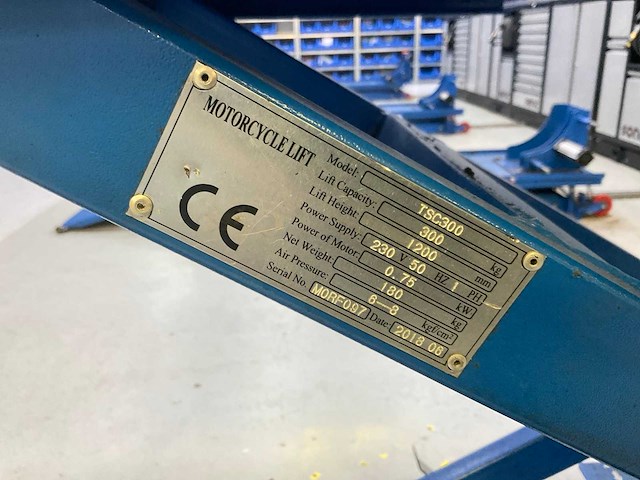 Tyreon tsc300 hydraulische schaarheftafel - 300 kg - afbeelding 4 van  15