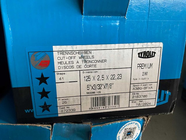 Tyrolit slijpschijf (115x) - afbeelding 2 van  2