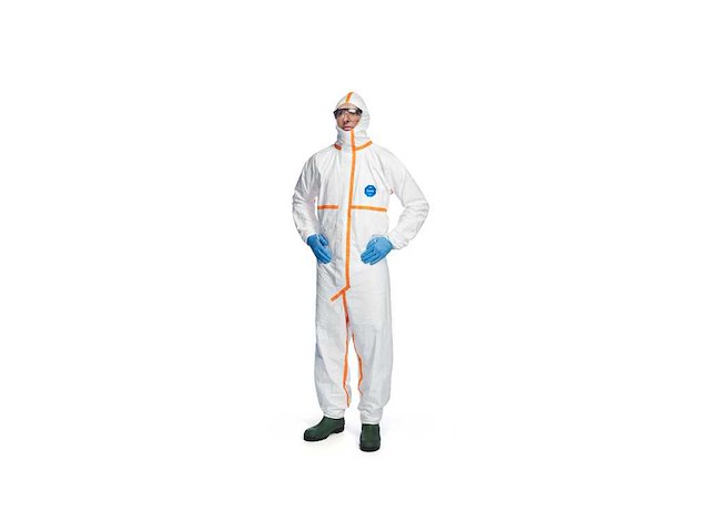 Tyvek industry beschermende wegwerpoverall (50x) - afbeelding 1 van  7