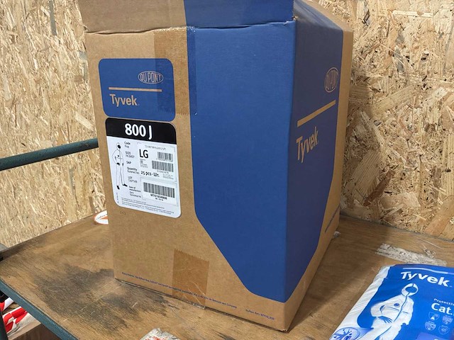 Tyvek industry beschermende wegwerpoverall (50x) - afbeelding 4 van  7