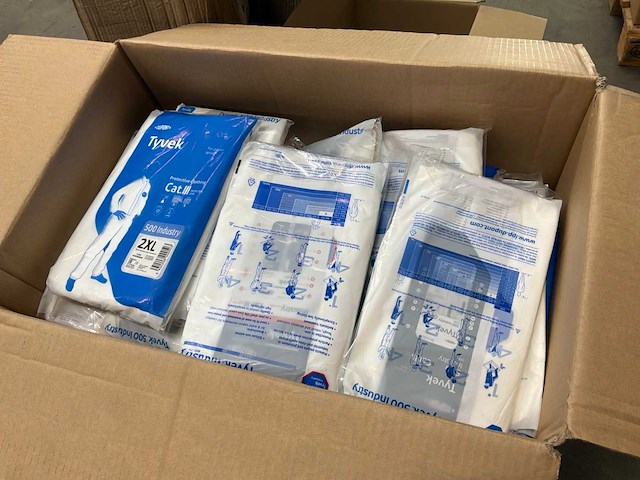 Tyvek industry beschermende wegwerpoverall (67x) - afbeelding 5 van  6