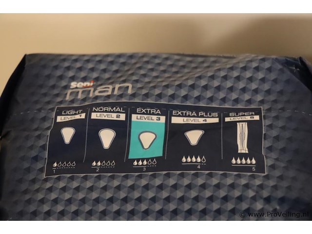 Tzmo man inlegverband voor mannen extra level 3 se-095-3l15-001 - 6 verpakkingen á 15 stuks - afbeelding 3 van  3