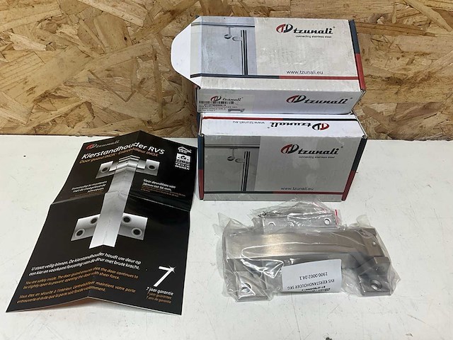 Tzunali kierstandhouder rvs (5x) - afbeelding 1 van  5