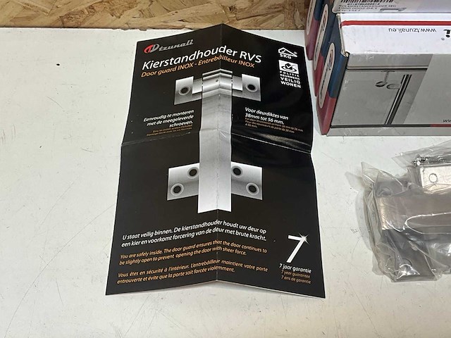 Tzunali kierstandhouder rvs (5x) - afbeelding 2 van  5