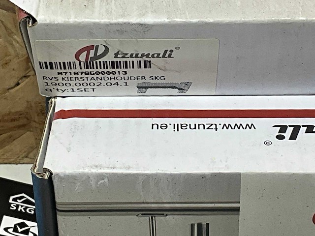 Tzunali kierstandhouder rvs (5x) - afbeelding 4 van  5