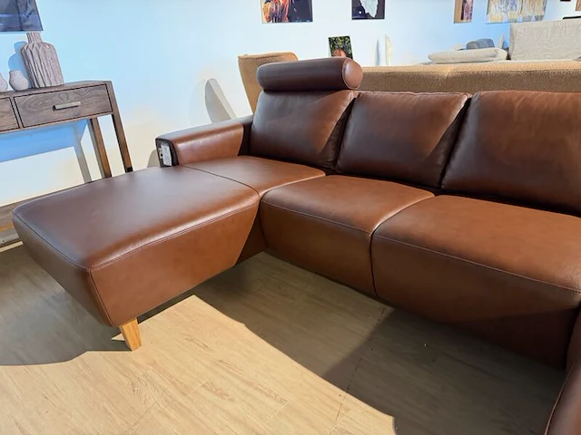 U-bank met open eiland en lounge bruin - afbeelding 7 van  8