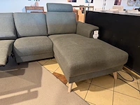 U-bank met open eiland en lounge, elektrisch verstelbaar army green - afbeelding 3 van  6