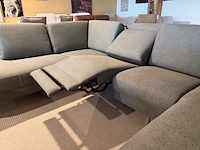 U-bank met open eiland en lounge, elektrisch verstelbaar army green - afbeelding 4 van  6