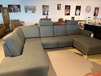 U-bank met open eiland en lounge, elektrisch verstelbaar army green - afbeelding 5 van  6