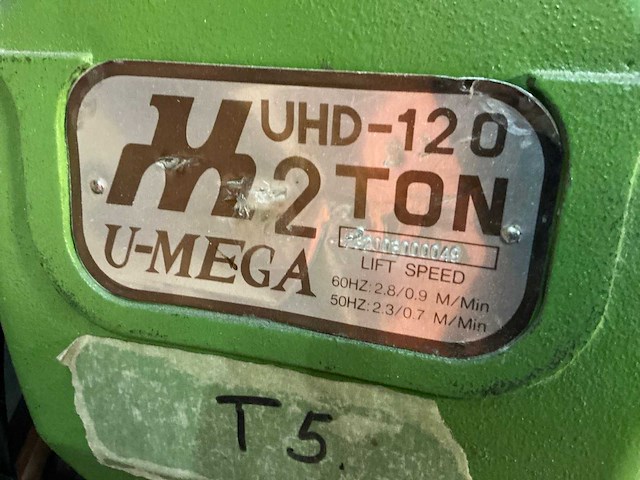 U-mega uhd-120 elektrische kettingtakel - afbeelding 5 van  6
