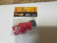 (u) qwattpro abl stekker 400v/32a/4p+a 6hen-60309 rood (10x) - afbeelding 2 van  4