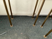 U vormig messing drankenrek met glazenhouders - afbeelding 2 van  10