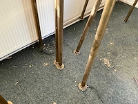 U vormig messing drankenrek met glazenhouders - afbeelding 10 van  10