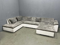 U-vormige hoekbank 345x165x77 cm - afbeelding 4 van  11