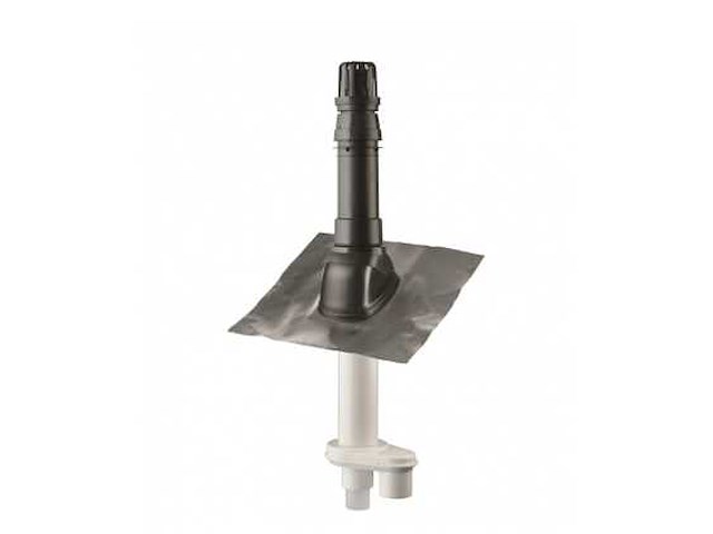 Ubbink - rlxu 80-80 pp l1070 t120 blk - rookgasdakdoorvoer - afbeelding 1 van  2