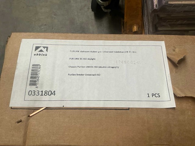 Ubbink 0331804 purilan euro dakraam - afbeelding 1 van  2