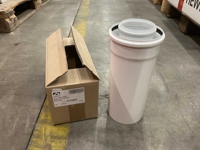 Ubbink 80/125-250 0702864 concentrische buis (12x) - afbeelding 1 van  2