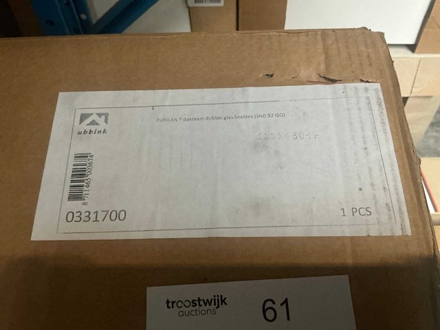 Ubbink purilan sneldex 0331700 dakraam - afbeelding 1 van  2