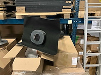 Ubbink rioolontl.pan ub-r1-110 zwart (0130012 dakdoorvoer (18x) - afbeelding 1 van  1