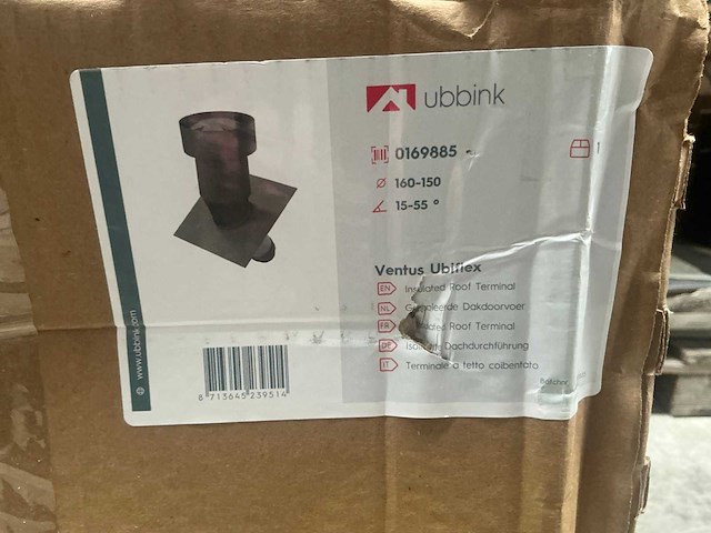 Ubbink ventus geïsoleerde dakdoorvoer - afbeelding 3 van  3