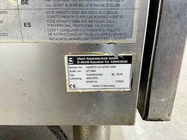 Ubert - pastakoker - afbeelding 2 van  2