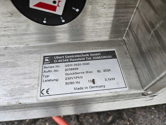 Ubert - quickserve mini - warmhoudvitrine - afbeelding 5 van  5