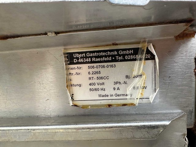 Ubert convex - rt - 506cc - kippengrill rotisserie - afbeelding 5 van  5