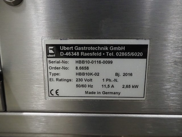 Ubert gastrotechnik gmbh - afbeelding 8 van  8