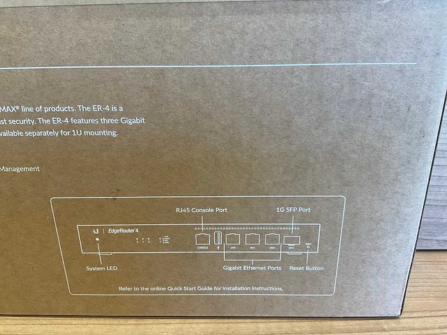 Ubiquiti 4 (er-4) edgerouter - afbeelding 6 van  6