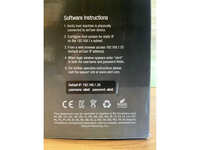 Ubiquiti aircam dome 2-pack indoor ip camera’s - afbeelding 2 van  4
