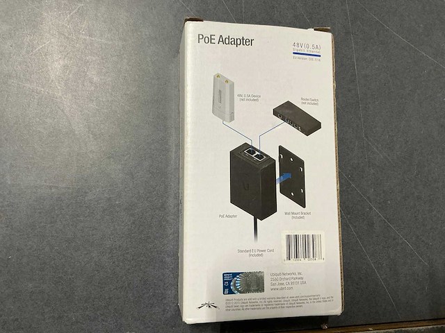 Ubiquiti poe gigabit injector passiv (6x) - afbeelding 2 van  4