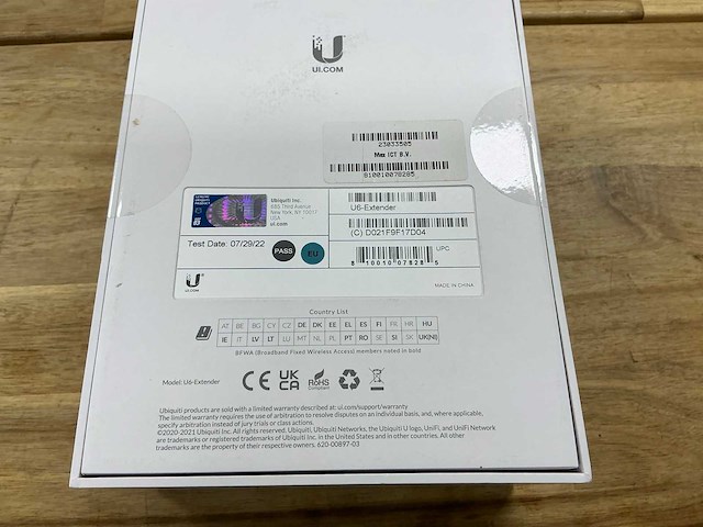 Ubiquiti unifi u6-extender - afbeelding 2 van  3