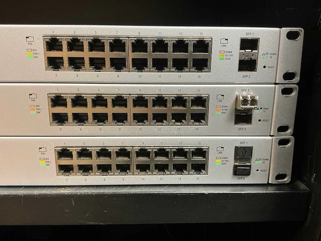 Ubiquiti us-16-150w unifi switch (3x) - afbeelding 2 van  5