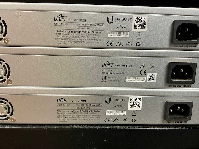 Ubiquiti us-16-150w unifi switch (3x) - afbeelding 5 van  5