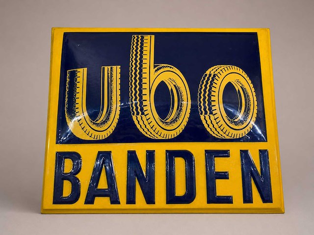 Ubo banden reclamebord - afbeelding 1 van  1