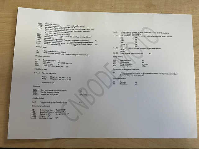 Uf electric atv 10000w - l7e - quad met coc papieren - afbeelding 15 van  22