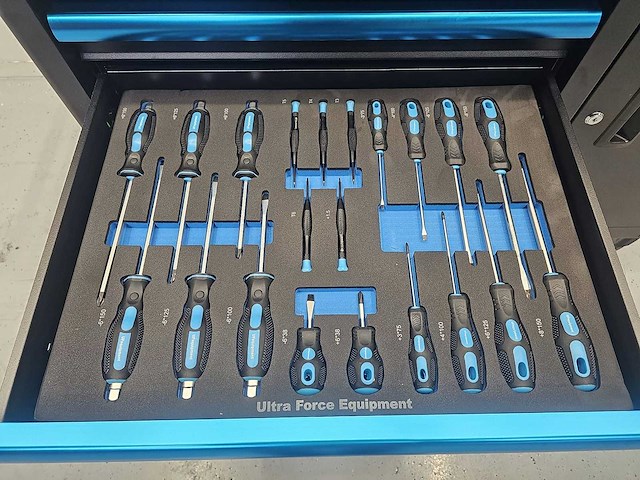 Uf equipment - 2026 - 250-delig 7-laden - soft-close laden - gereedschapswagen - afbeelding 12 van  13