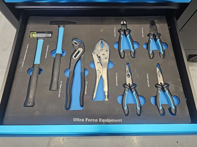 Uf equipment - 2026 - 250-delig 7-laden - soft-close laden - gereedschapswagen - afbeelding 13 van  13