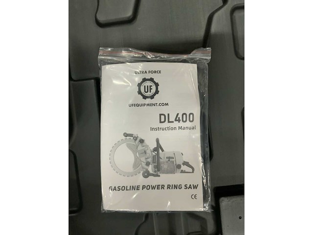 Uf equipment - 2026 - dl400 benzine - muurzaagmachine - afbeelding 9 van  9