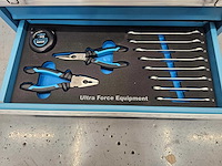 Uf equipment - 92-delige gereedschapskoffer met laden - afbeelding 5 van  6