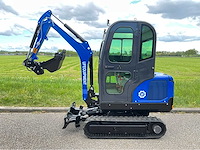 Uf equipment nm25 kubota - 2.5t minigraafmachine - snelwisselsysteem - 3 bakken - 2026 - afbeelding 12 van  27