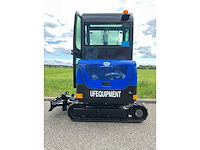 Uf equipment nm25 kubota - 2.5t minigraafmachine - snelwisselsysteem - 3 bakken - 2026 - afbeelding 22 van  27