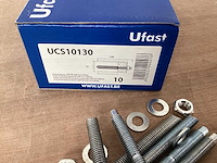 Ufast ucs10130 ankerstang m10x130 met moer en revet (640x) - afbeelding 3 van  4