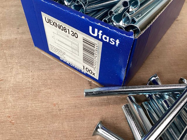 Ufast uexn08130 expressnagel 8x130 (5600x) - afbeelding 2 van  3