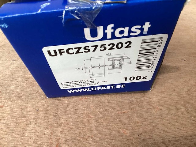 Ufast ufczs75202 kozijnschroef 7,5x202 verzinkt (4800x) - afbeelding 4 van  4